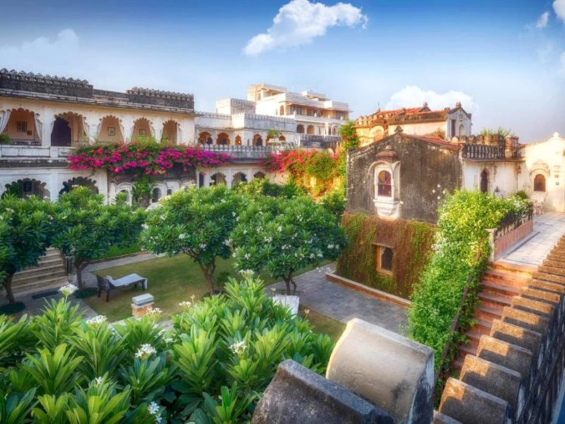 Garten im Hotel in Narlai