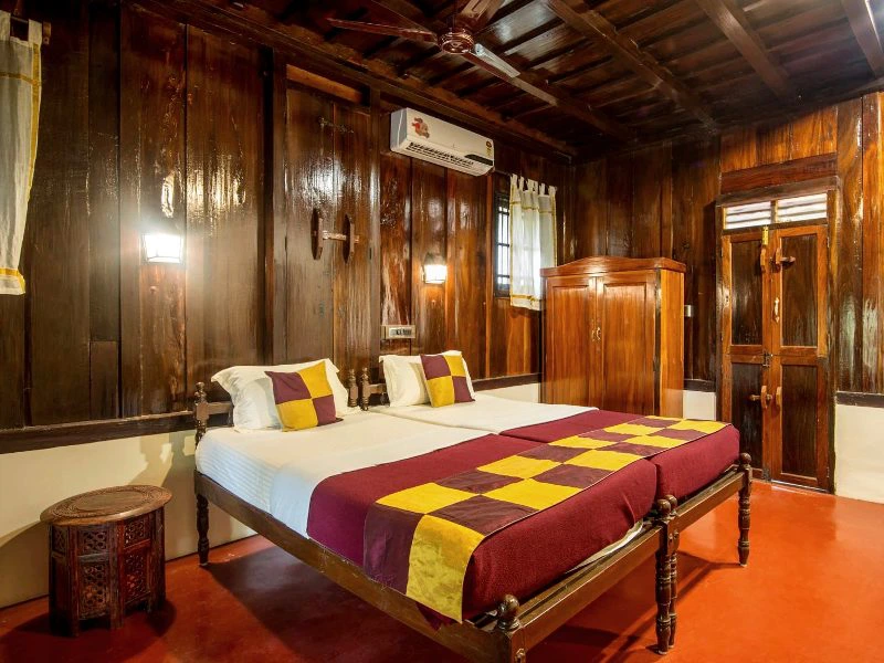 Zimmer im Homestay in Alleppey, Indien