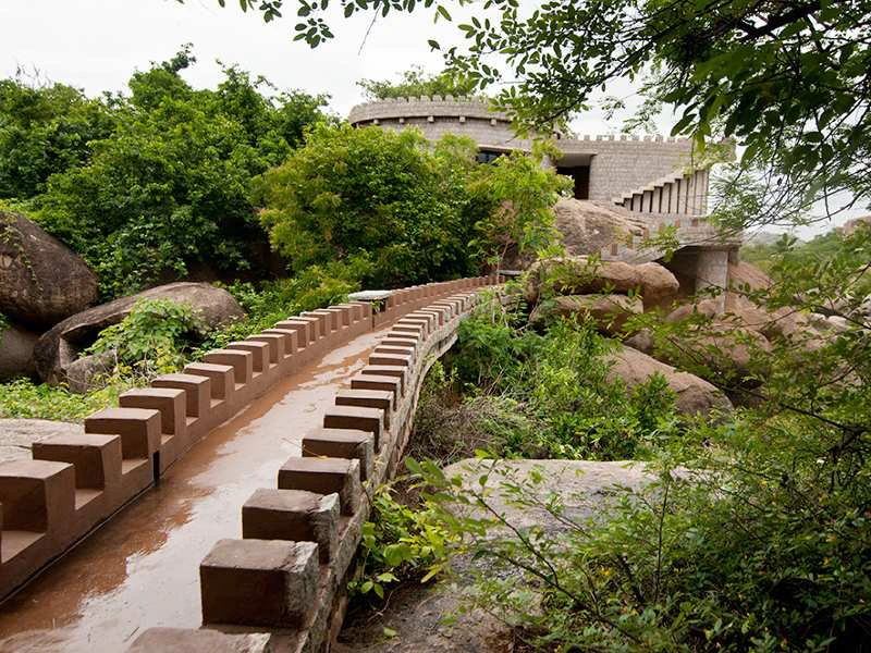 Hotel in Hampi, Indien