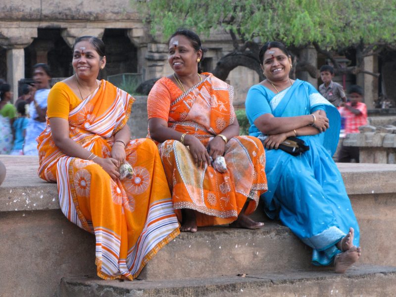 Einheimische Frauen in Tamil Nadu, Indien