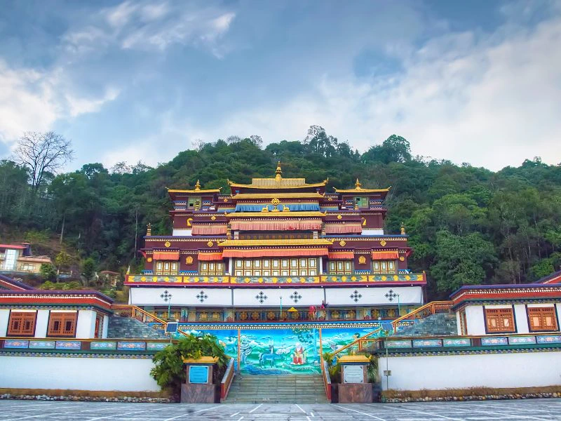 Kloster in Gangtok, Indien