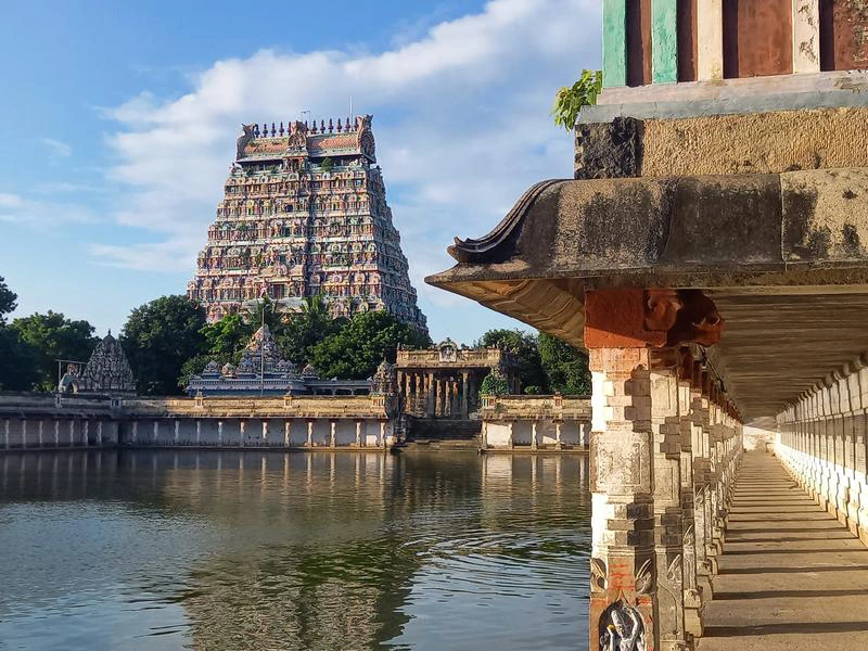 Temple in Tamil Nadu, Indien