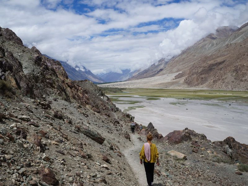 Wandern im Nubra Tal Indien