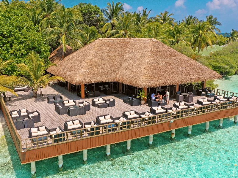 Hotelbar auf den Malediven