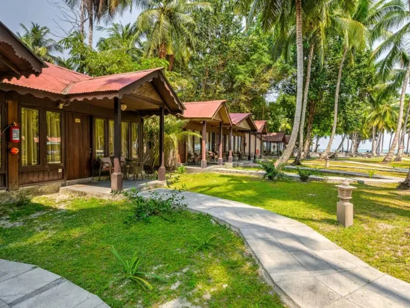 Resort auf Havelock Island, Indien