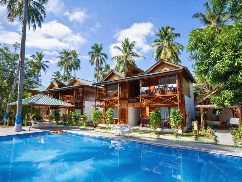 Hotel mit Pool auf Havelock Island, Indien