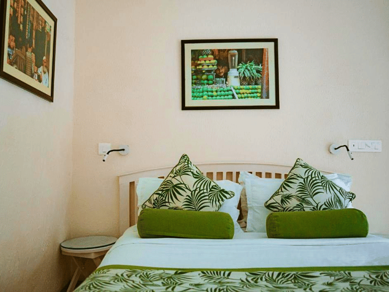 Zimmer im komfortablen Hotel in Delhi, Indien