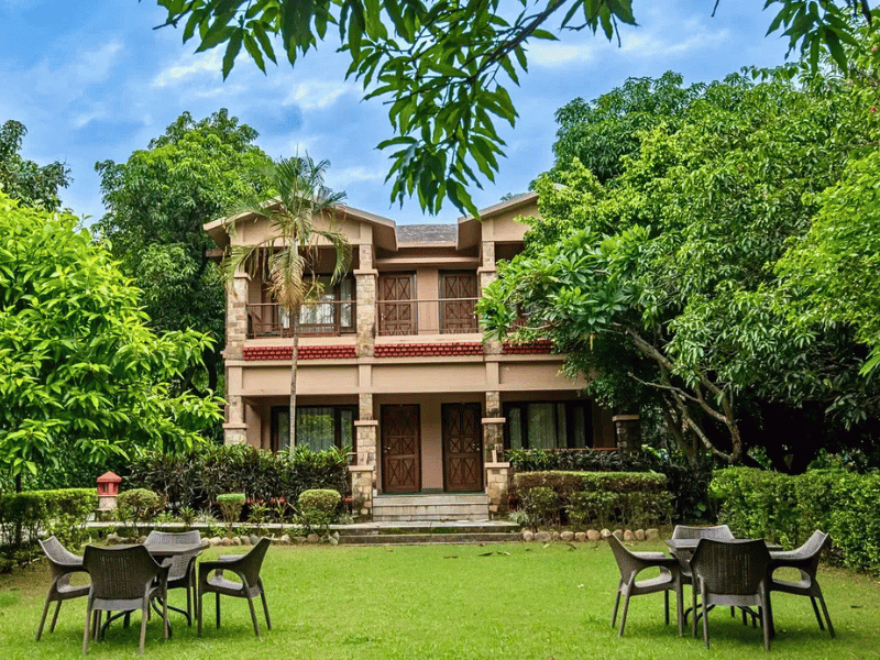Hotel im Corbett Nationalpark in Indien