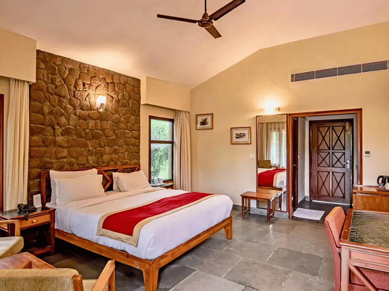 Zimmer im Corbett Nationalpark, Indien