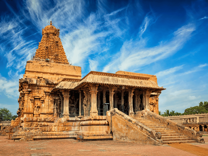 Tempel in Tanjore, Indien