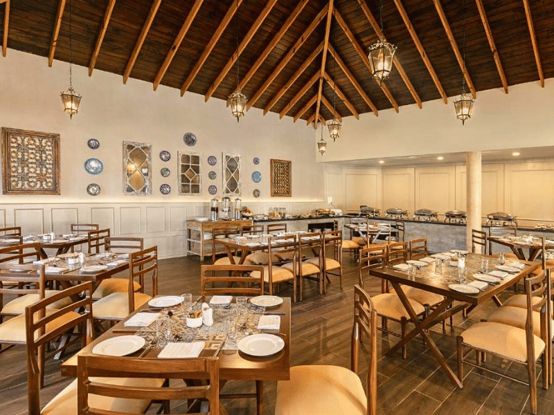 Hotelrestaurant in Goa, Indien