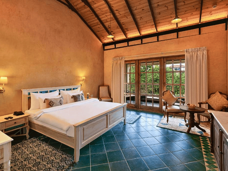 Hotelzimmer in Goa, Indien
