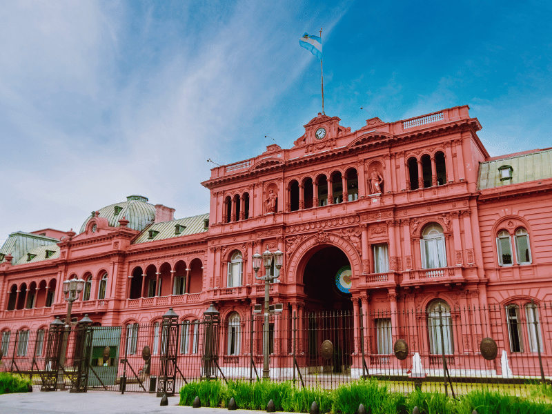 Casa Rosada Regierungssitz in Buenos Aires in Argentinien