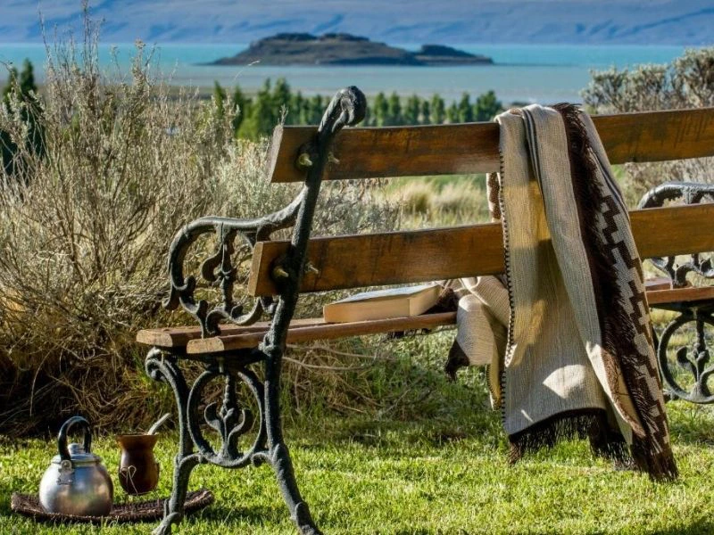 Hosteriagarten in El Calafate in Argentinien
