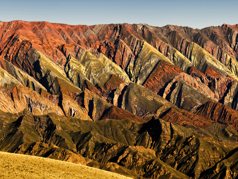 Humahuaca Berge in der nähe von Salta in Argentinien