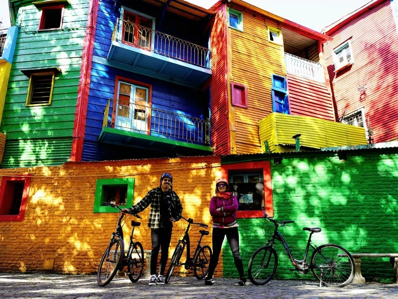 Radtour durch La Boca in Buenos Aires