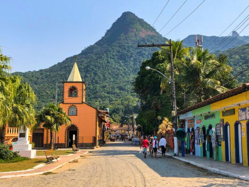 Brazilien Ilha Grande Straße