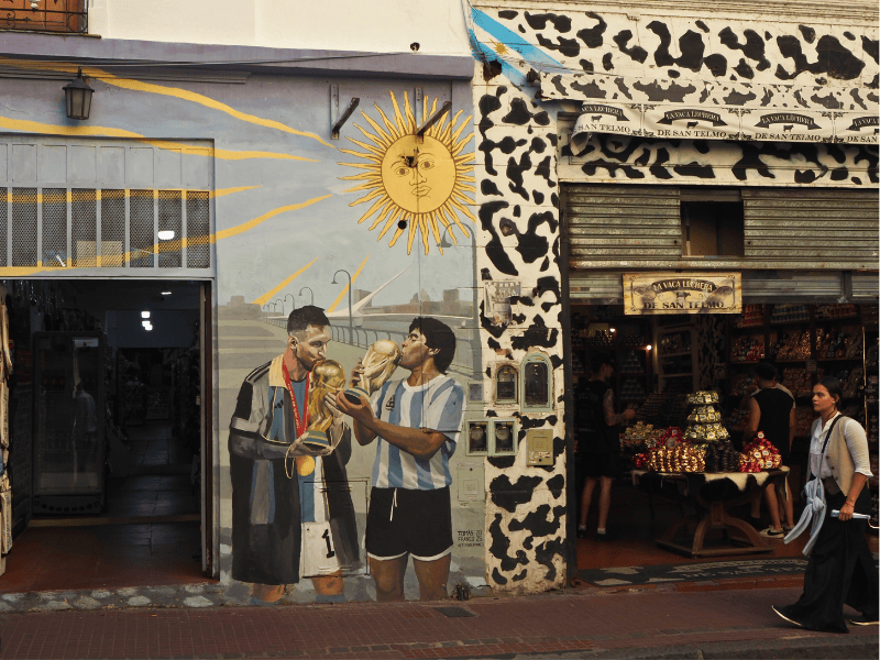 Buenos Aires Graffiti in San Telmo