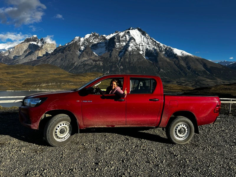 Mietwagen im Torres del Paine