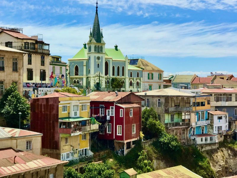 Häuser in Valparaíso
