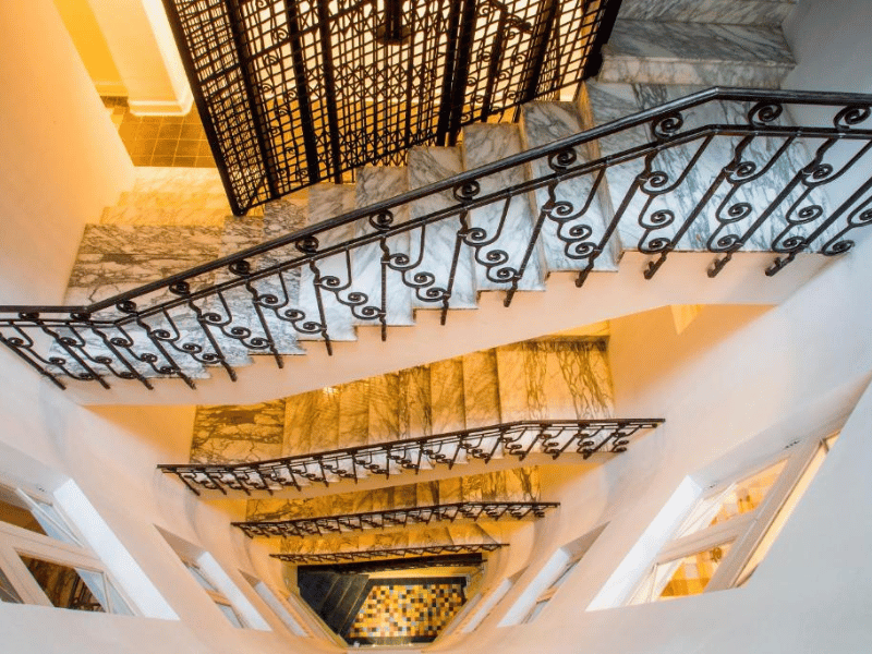 Hoteltreppenhaus in Santiago de Chile