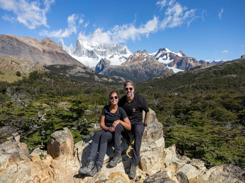 Reisende in El Chalten