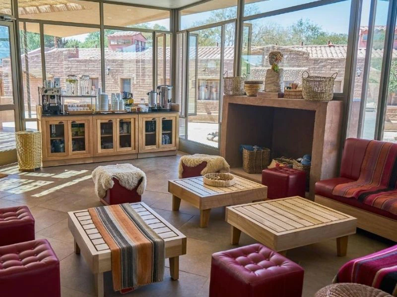 Lobby des Hotels in San Pedro de Atacama