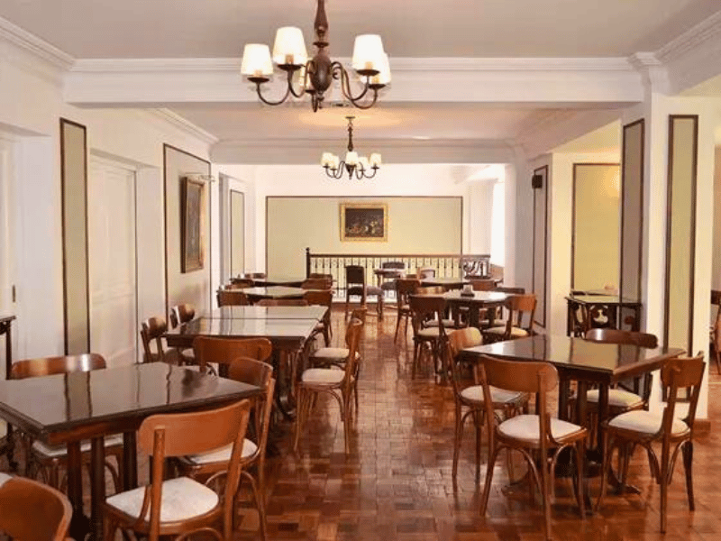 Frühstücksraum der Komfortunterkunft