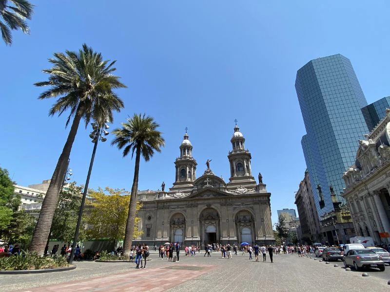 Plaza de Armas im Zentrum von Santiago de Chile