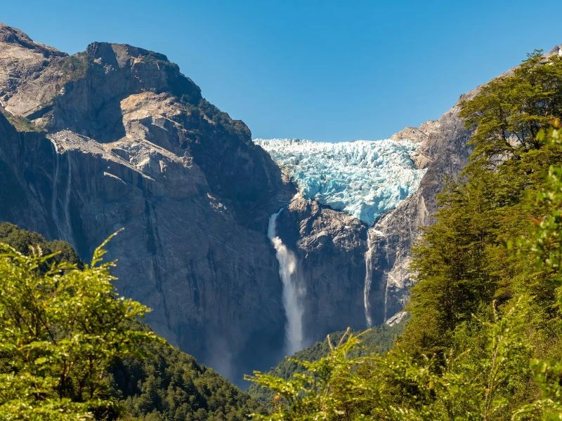 Ventisquero Colgante Gletscher im Queulat Nationalpark