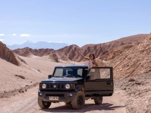 Mietwagen im Valle de la Muerte in Chile
