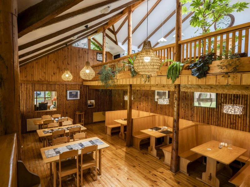 Restaurant der Unterkunft in Puyuhuapi, Chile