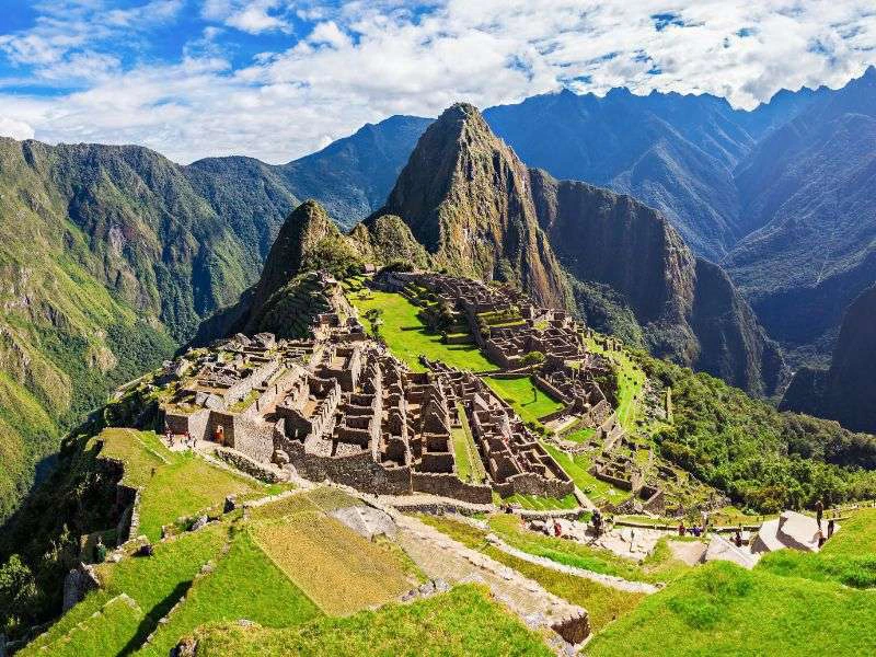 Blick auf Machu Picchu