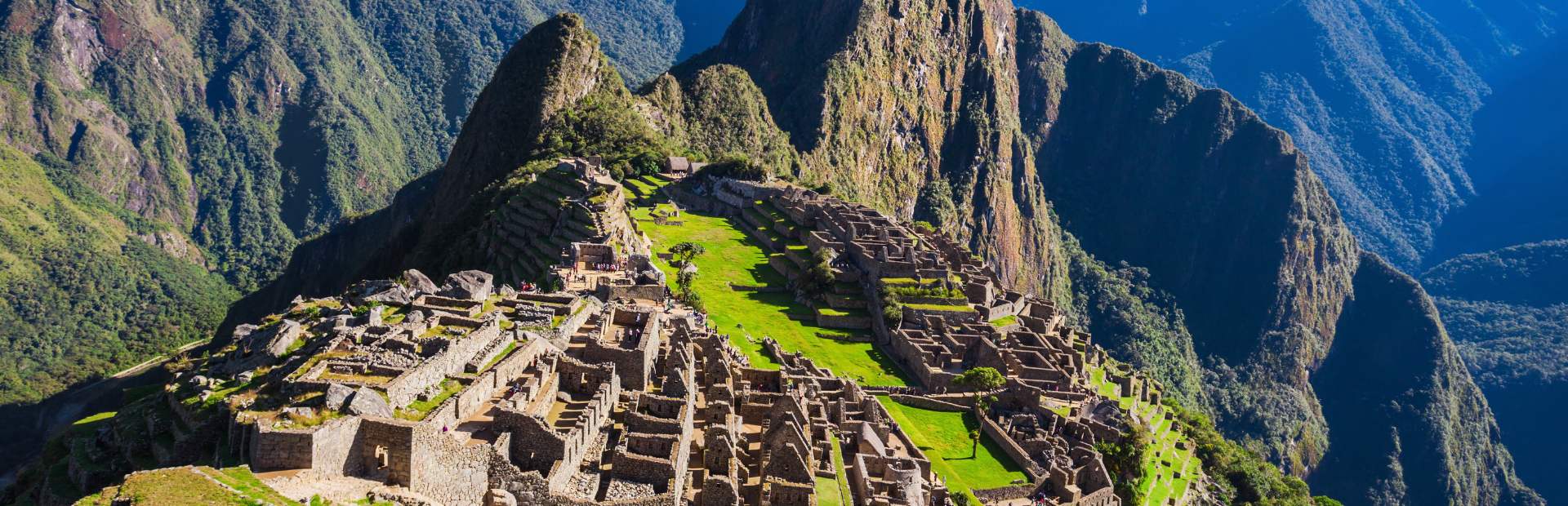 Blick auf Machu Picchu