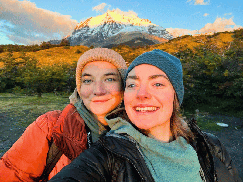 Frauen im Torres del Paine Nationalpark in Chile