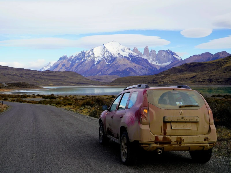 Auto in Patagonien in Chile