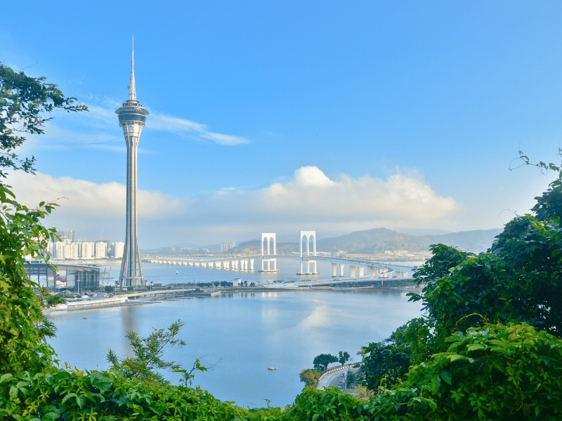 Macao Tower in Hongkong in China
