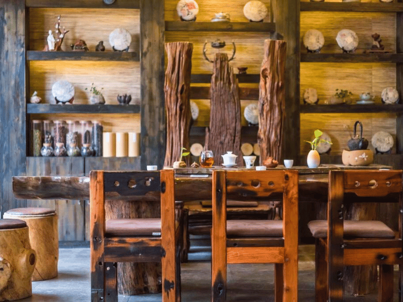 Unterkunftsküche in Lijiang in China