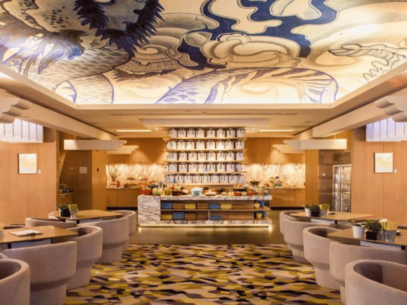 Hotelrestaurant in Shanghai in China