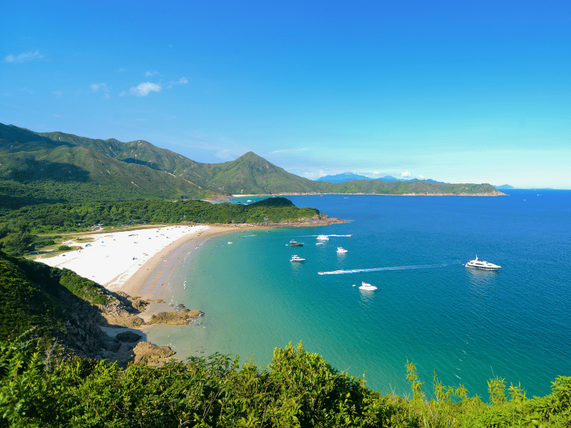 Strand nahe Hong Kong