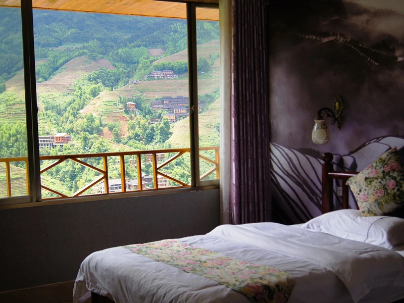 Pensionszimmer in Dazhai in China