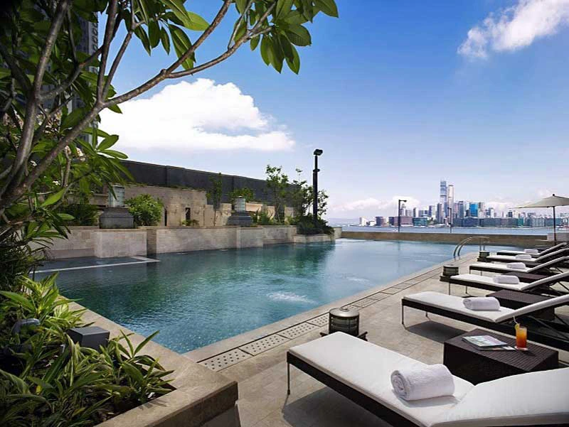 Hotelpool in Hongkong