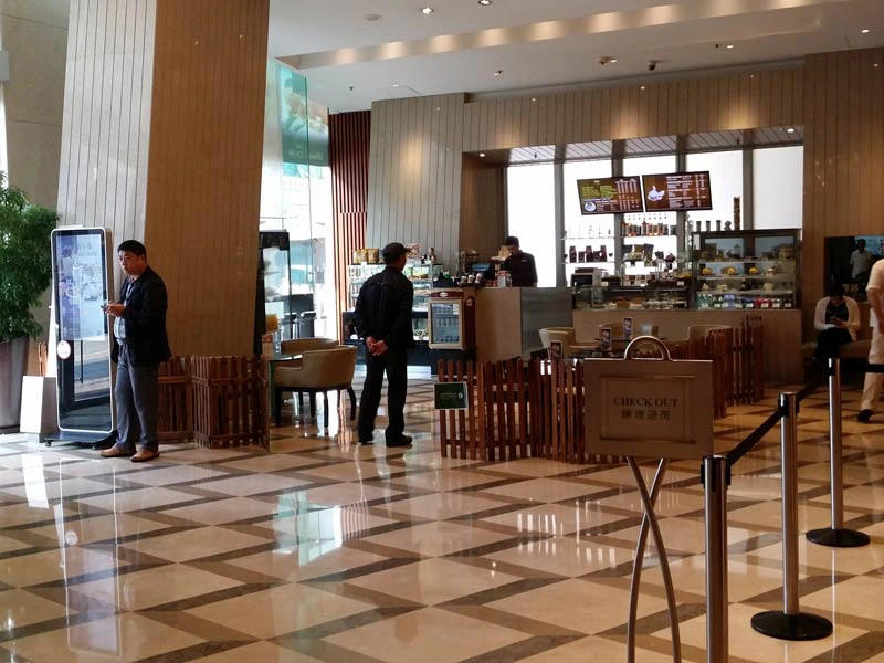 Hotellobby in Hongkong in China