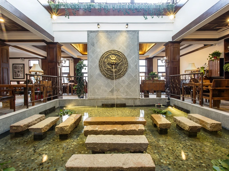 Eingangshalle im Suzhou Gartenhotel in China