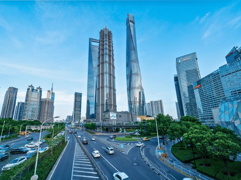 Wolkenkratzer in Shanghai