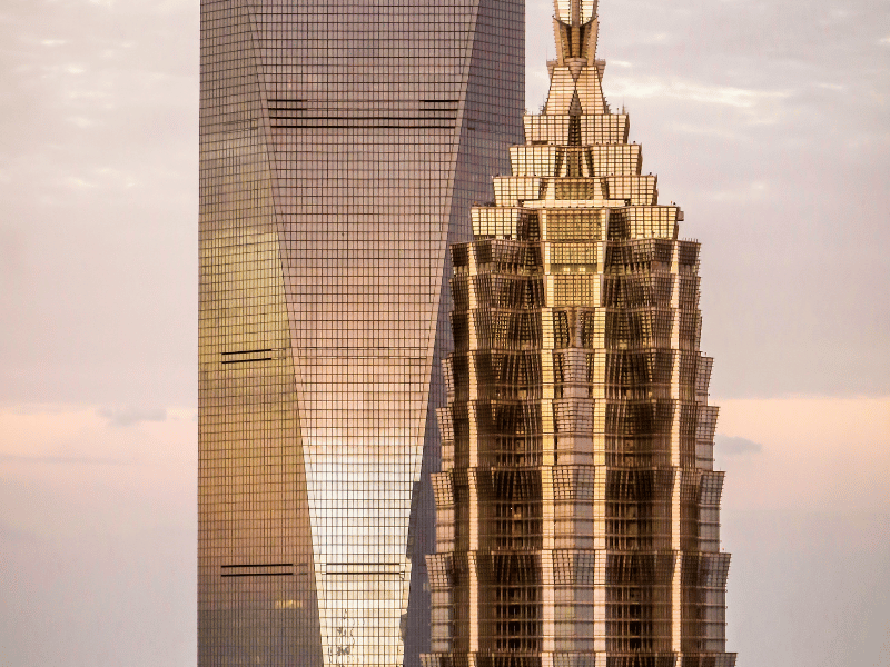 World Financial Center Wolkenkratzer in Shanghai