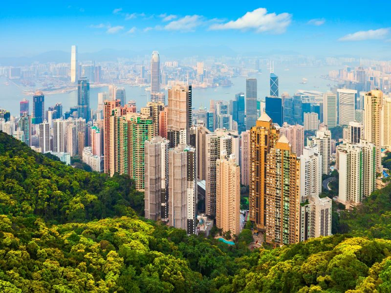 Victoria Peak in Hongkong