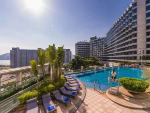 Hotelpool in Hong Kong in China
