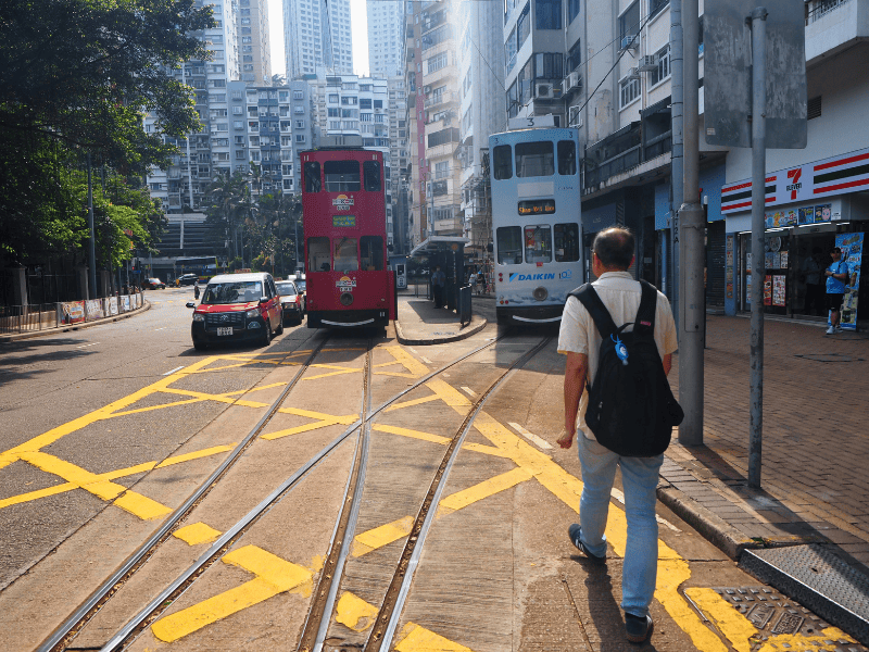 Hong Kong Sehenswürdigkeiten Straßenbahn
