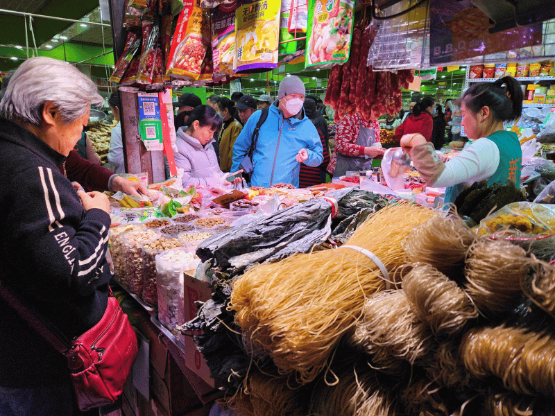 Markt in Peking